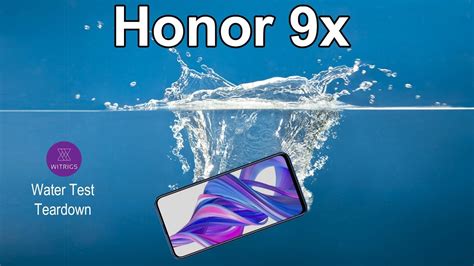 Honor x9b waterproof test